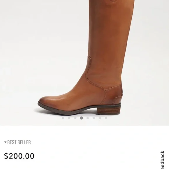 Sam Edelman Penny Women's Tall Riding Boots whiskey color - Picture 4 of 6